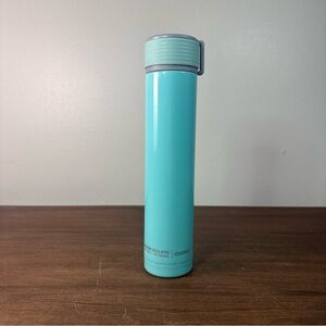 Asobu Skinny Mini Blue 8oz Water Bottle 230ml Stainless Steel